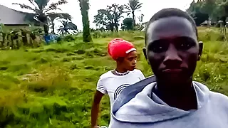 African Amateur Teen Couple Having a Quick Hard Fuck