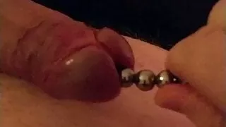 Metal sound in a cock