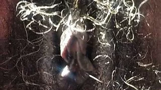 77-year-old hairy black bush