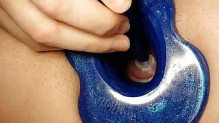 Dezi sounding her cervix