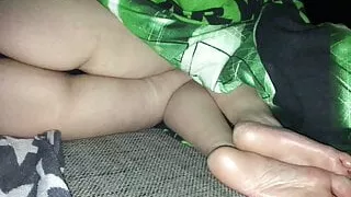 My Amateur Milf’s Dirty dry Feet and Sexy Ass