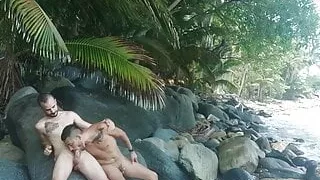 Benji Vega and Xisco go to a nudist beach in Puerto Vallarta