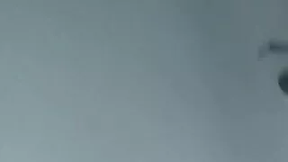 whore finally showers