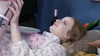 Weeping anal hungry Submissive teen slave gets butt fucked