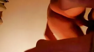 Cheating British brunette milf moans on a cock