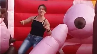 Adult like bouncy house