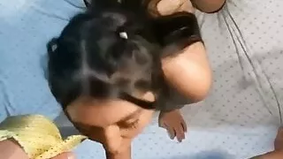 Stepmom sucking cock