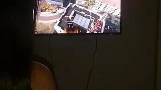 Mientras Jugaba Warzone Me Deleitaba Con Su Gran Trasero