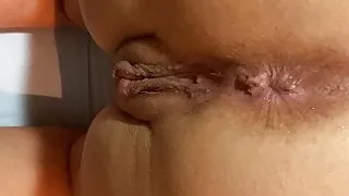 Fucking and filling pussy