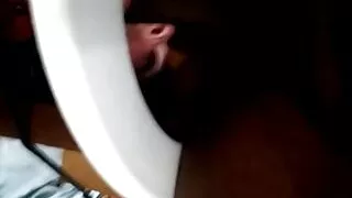 Mature PAWG QoS gets throated by BBC in queening chair