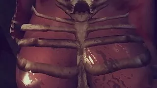 Cavewoman takes fat hard cock