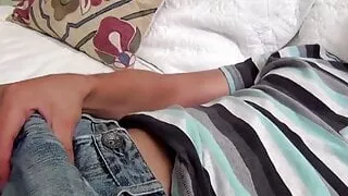 Adorable stud Wesley Marks masturbates and smokes cigars