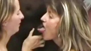 Swinger French Wife takes Multi Black Cock Gangbang 2