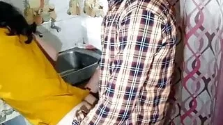 Unsatisfied wife Ki fucking in kitchen