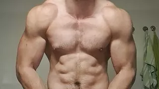 Masturbate , muscle worship and cum