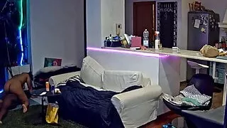 Black Husband and wife have Fun