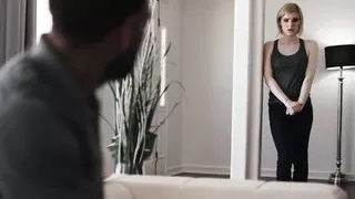 Ladyboy let her Stepdad bangs her ass