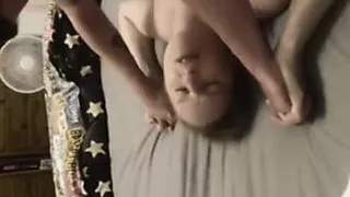 Mom shares bed during storm don't cum in me