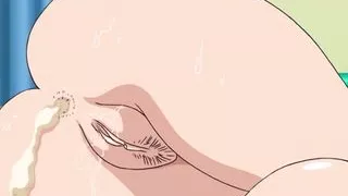 anime girl watch porn and virtual fucked.