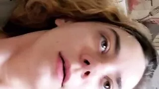 Petite blonde got some dick