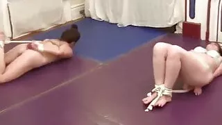 2 Girls Hogtied Race