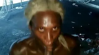 Got 2 nuts off this nasty freak head monster