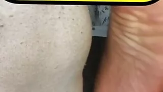 Somalian hoe Waheeda shows off her dirty socks