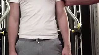 Jock barebacks older muscle dads at school