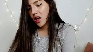 Sexy and cute face Latina teasing you with her sweetness