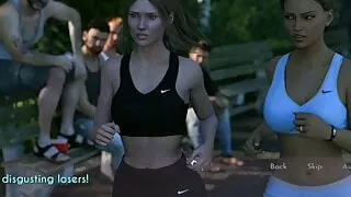 Wife And stepMother #6 going for a jog with pat