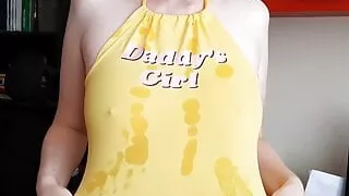 Daddy's girl is doing well, wow