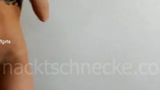 hot german bitch dildo riding till she cums