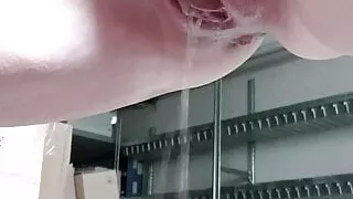 Julie's pee at warehouse