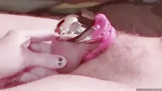 Chastity hitachi teased