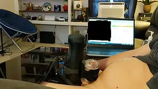 Handy finishes me with a big cumshot