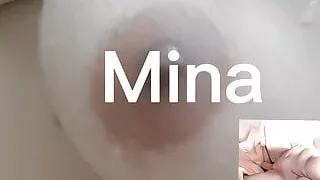 Dirty girl likes to play with her tits.