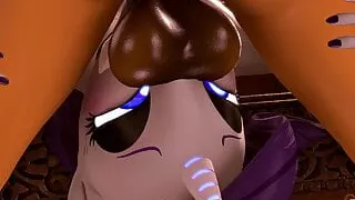 Anthro Applejack Facefucking Rarity With Sound