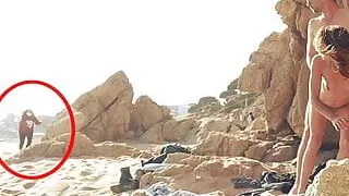 Couple caught having sex on the BEACH