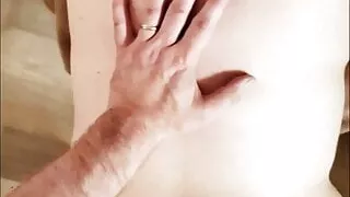 Hotwife deepthroats dildo as I fuck her doggystyle