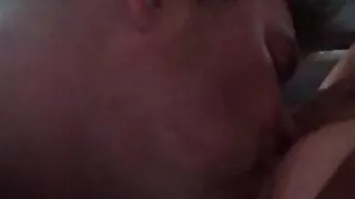 Sucking my BBW's big juicy titties