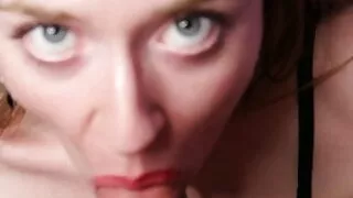 Submissive Hot Girl gives Blowjob until Facial