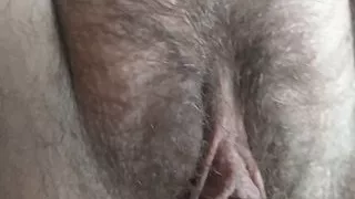 Close-up MILF impregnation Hairy pussy get breeding creampie