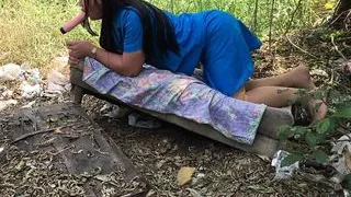 Thai ladyboy teacher Girl scout solo EP1