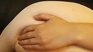 Shaved Pussy Brunette Plays Solo