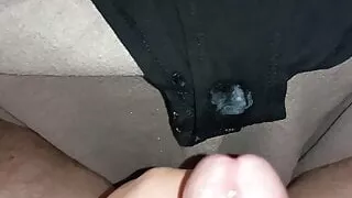 I cum my friend's mom's panties