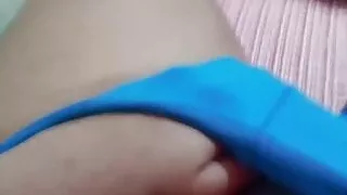 Solo in the morning with a passionate big-boobed lady