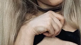 Ahegao Blond Girl With Perfect Tits