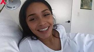 Trailer Margarita Lopez 19yo gets her 1st BBC Anal Creampie