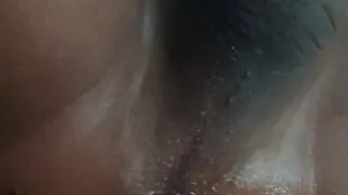 Boy loosening his tight hole ready for daddy