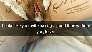 Betrogen, Kondom, Cuckold, Rudelbumsen, Erniedrigung, Natürlicher Sex